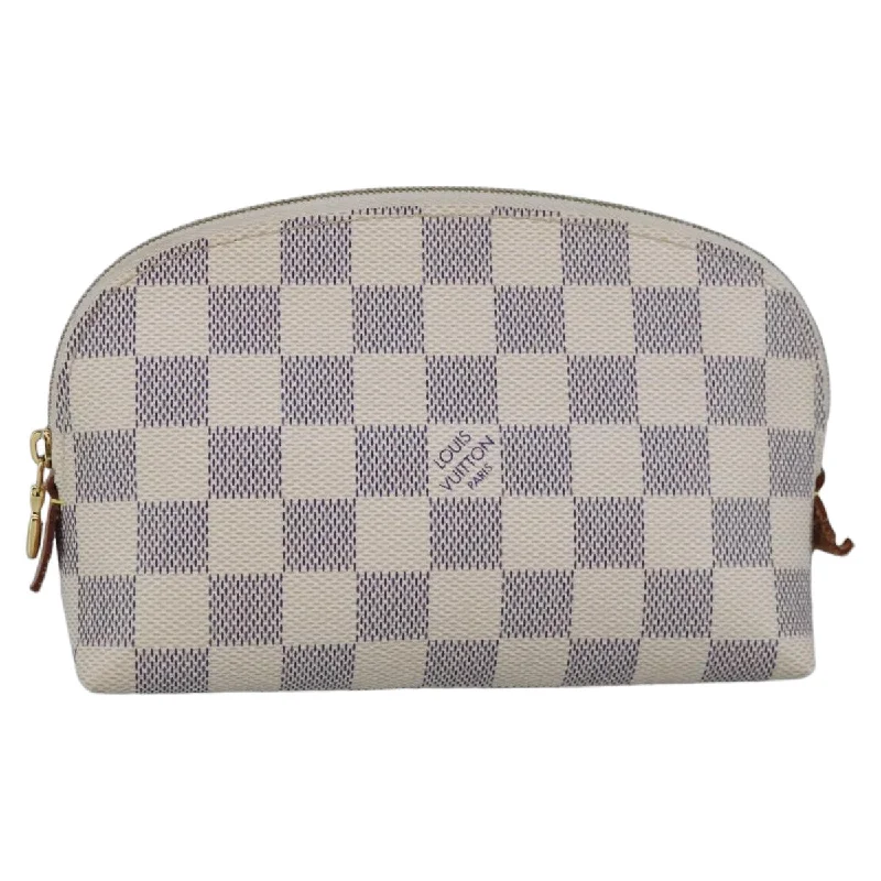 Handle bags with vegan suede for softness -Louis Vuitton Cosmetic Pouch  Canvas Clutch Bag (Pre-Owned)