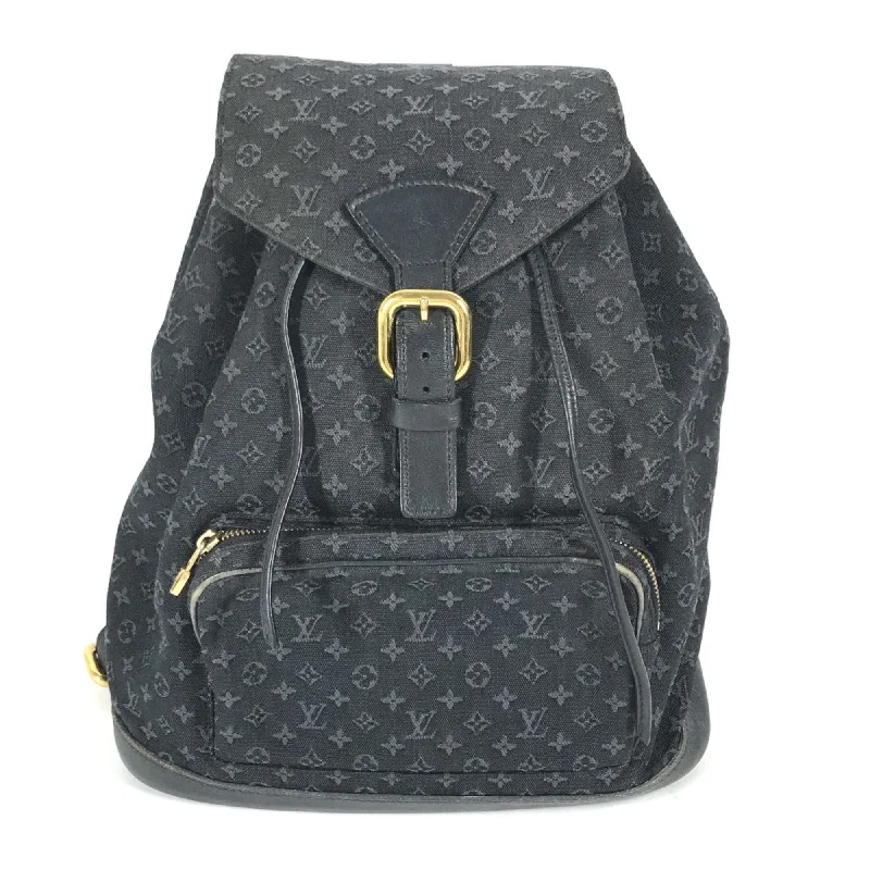 Handle bags with camouflage patterns for edge -Louis Vuitton Monogram blue blue Tst blue Monogram blue Backpack (Pre-Owned)