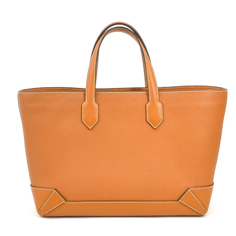 Handle bags with soft linings for protection -Hermes  Epsom Leather Evercalf Leather Handbag Tote Bag (Pre-Owned)