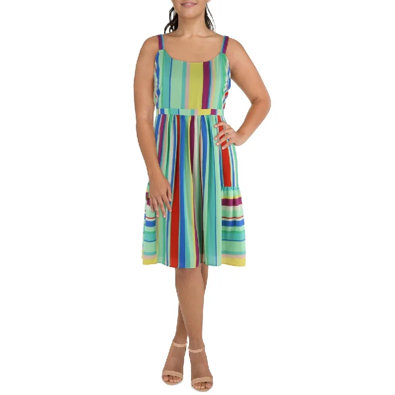 Maxi Dresses for Elegant Style -Maree Pour Toi Womens Knee Length Striped Shift Dress