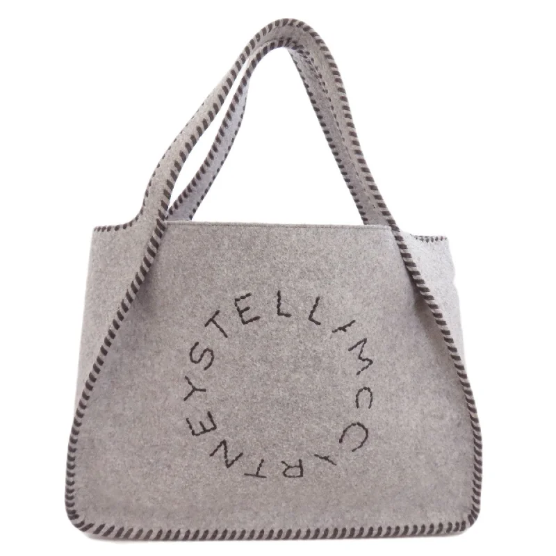 Handle bags with sturdy bases for stability -Stella Mccartney  Felt Tote Bag (Pre-Owned)