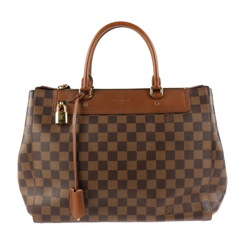 Handle bags with double handles for strength -Louis Vuitton  Damier Canvas Handbag Shopping Bag Shoulder Bag Tote Bag (Pre-Owned)