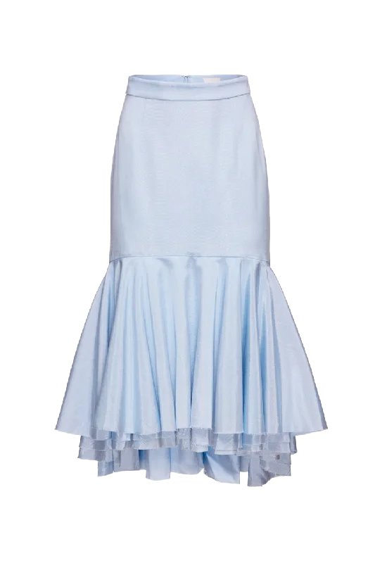 Fashionable Dresses for Style -OTM Exclusive: Diana Skirt in Blue Moire