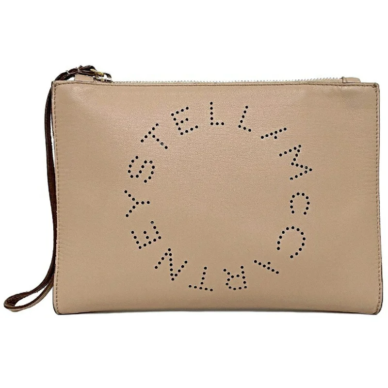 Handle bags with vegan suede for softness -Stella Mccartney  Leather Clutch Bag Pouch (Pre-Owned)