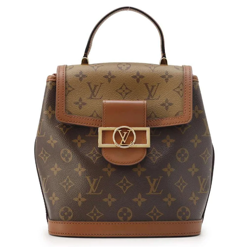 Handle bags with modern cutouts for style -Louis Vuitton Monogram Reverse  Noir Monogram Reverse Backpack (Pre-Owned)