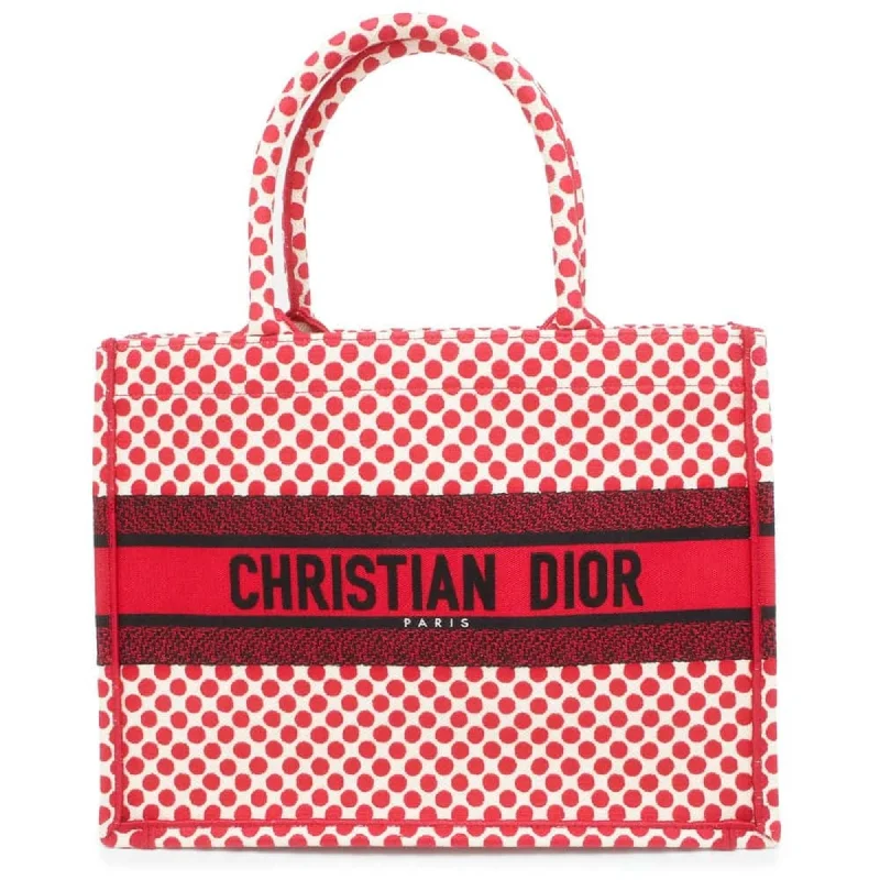 Handle bags with vintage vibes for nostalgia -Christian Dior   Color  Canvas Tote Bag (Pre-Owned)