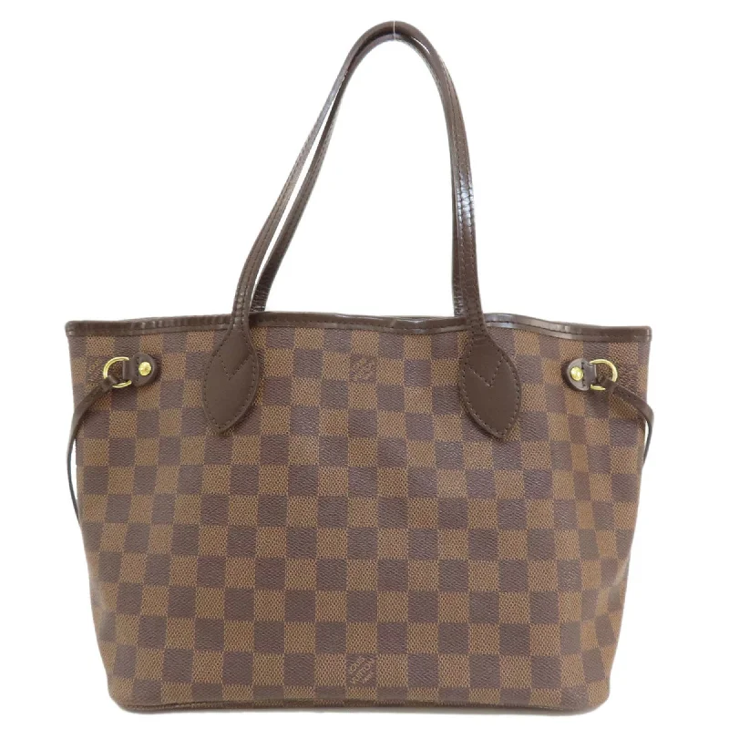 Handle bags with bohemian tassel embellishments -Louis Vuitton Damier  Damier Canvas Ebene Damier Canvas Tote Bag (Pre-Owned)