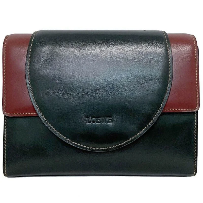 Handle bags with holiday themes for festivities -Loewe   Color Leather Clutch Bag (Pre-Owned)