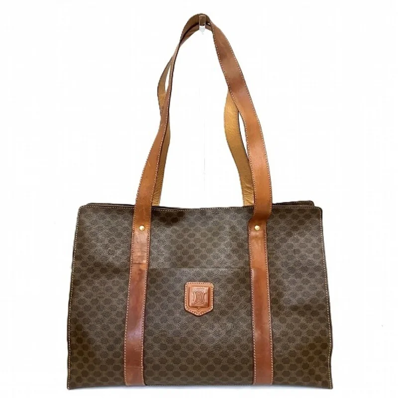 Handle bags with monogram designs for personalization -Celine Macadam  Leather Shoulder Bag Tote Bag (Pre-Owned)