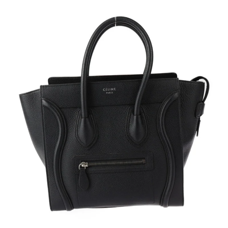 Handle bags with neutral leather for elegance -Celine  Leather Handbag Tote Bag (Pre-Owned)