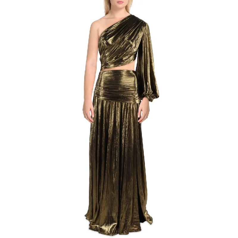 Graduation Dresses for Milestone -Bronx And Banco Womens Full Length Metallic Evening Dress