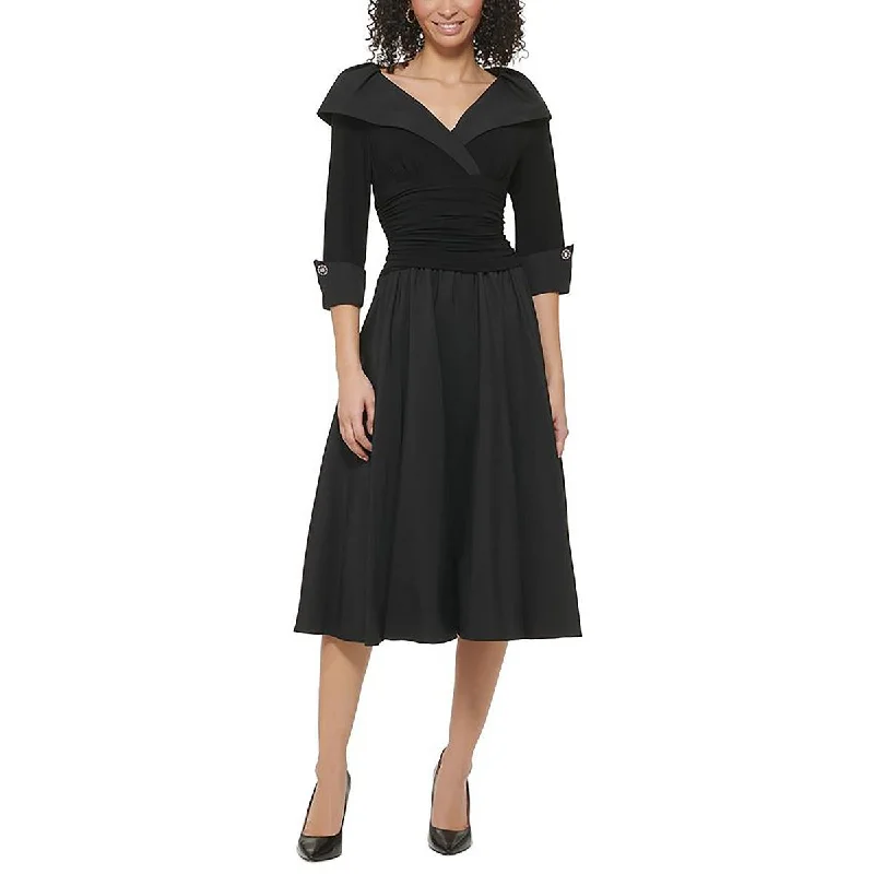 Shift Dresses for Simple Look -Jessica Howard Womens A-Line Midi Cocktail And Party Dress