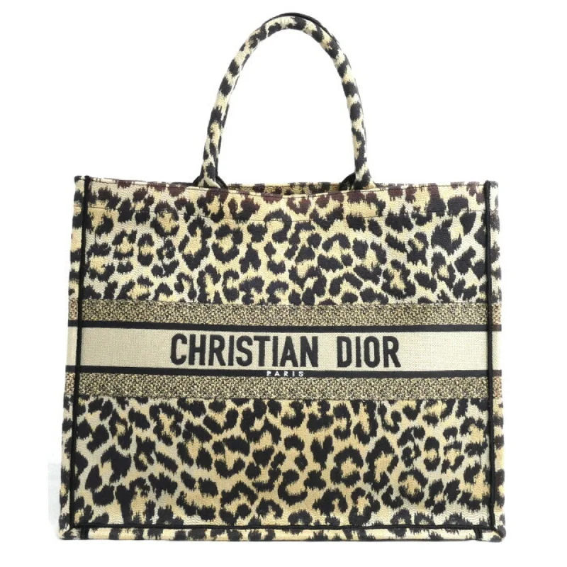 Handle bags with laptop sleeves for work -Christian Dior   Canvas Tote Bag (Pre-Owned)