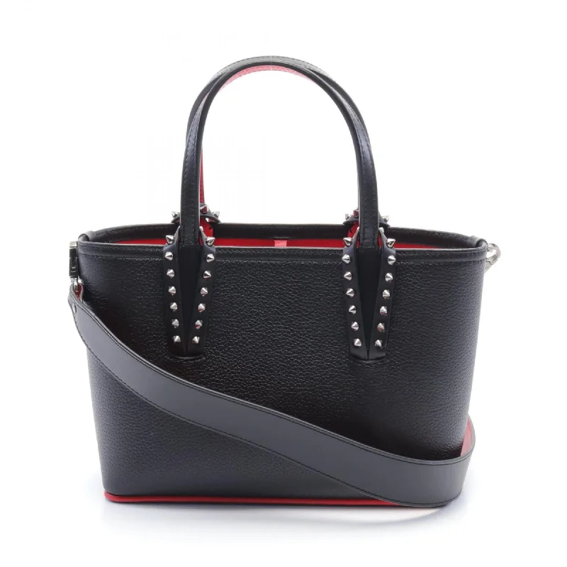 Handle bags with metallic finishes for shine -Christian Louboutin  Leather Tote Bag