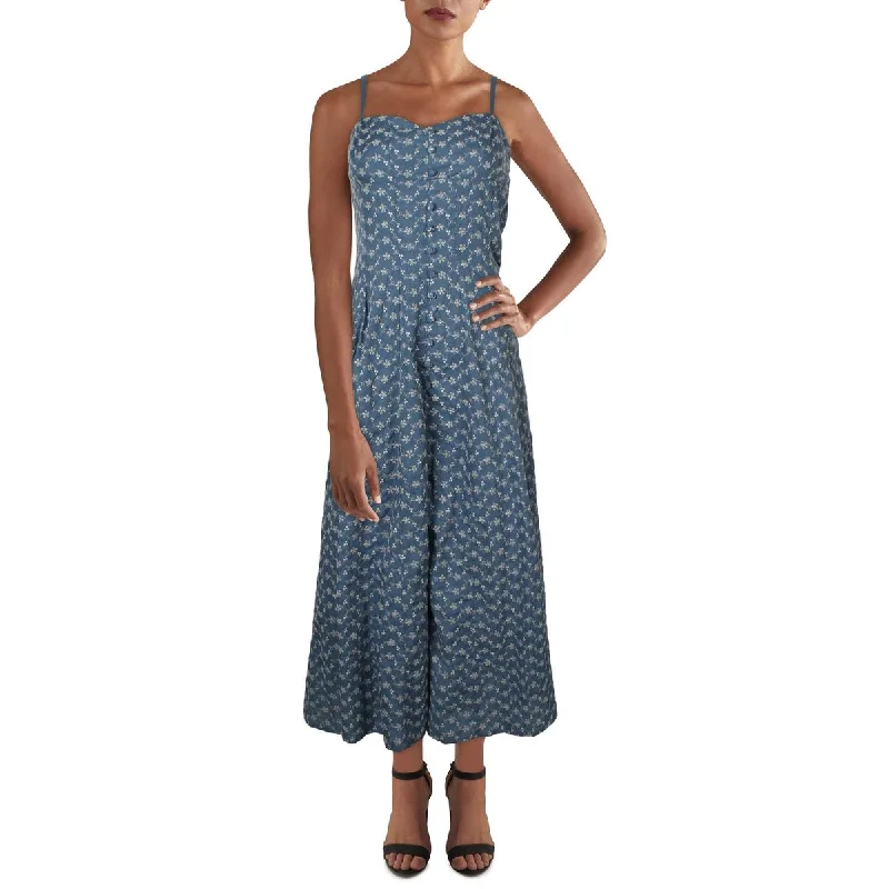 Belted Dresses for Shaping -Taylor Womens Embroidered Eyelet Midi Dress