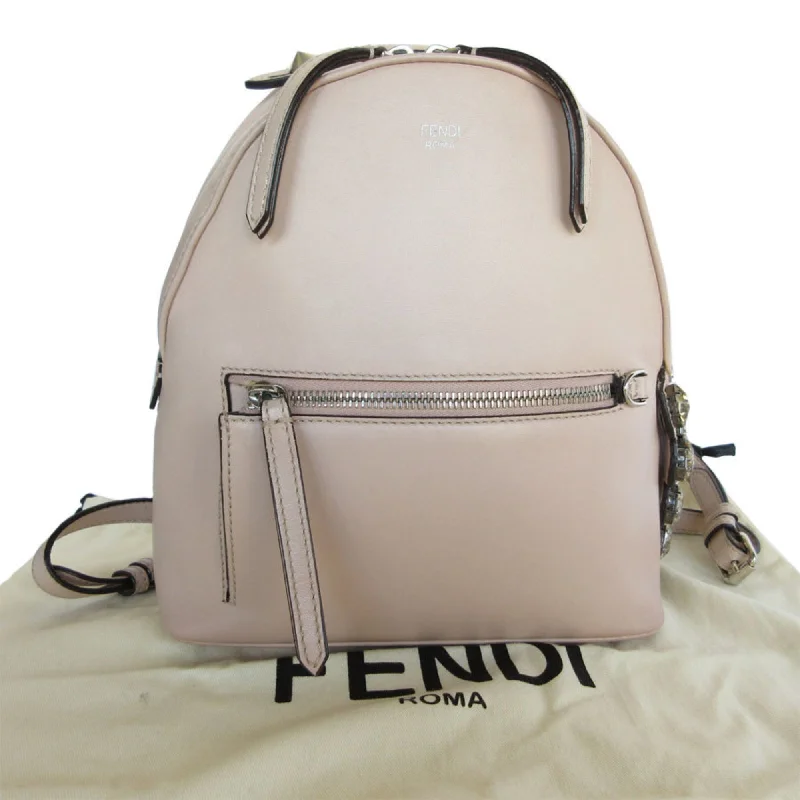 Handle bags with padded handles for comfort -Fendi  Leather Backpack (Pre-Owned)