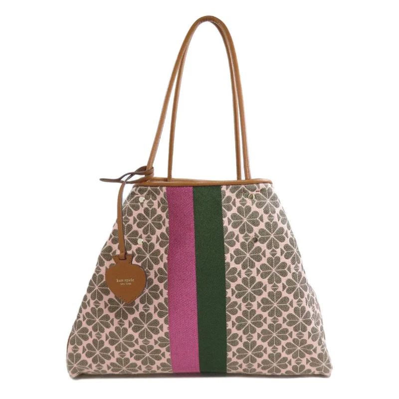 Handle bags with floral embroidery for detail -Kate Spade  Canvas Tote Bag (Pre-Owned)