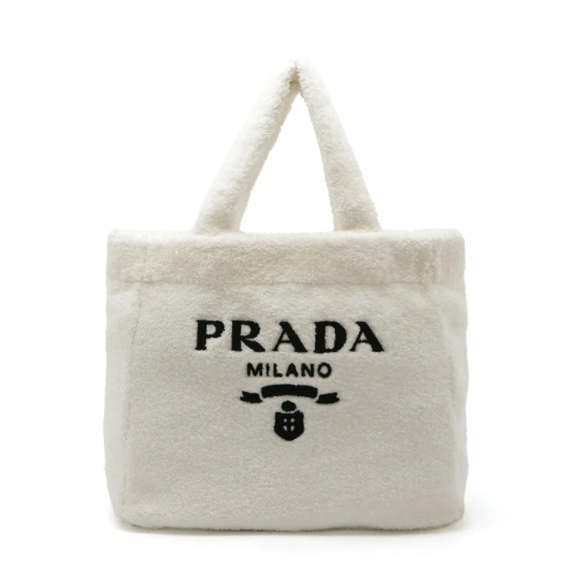 Handle bags with sleek zippers for closure -Prada   Fabric Shoulder Bag Tote Bag (Pre-Owned)