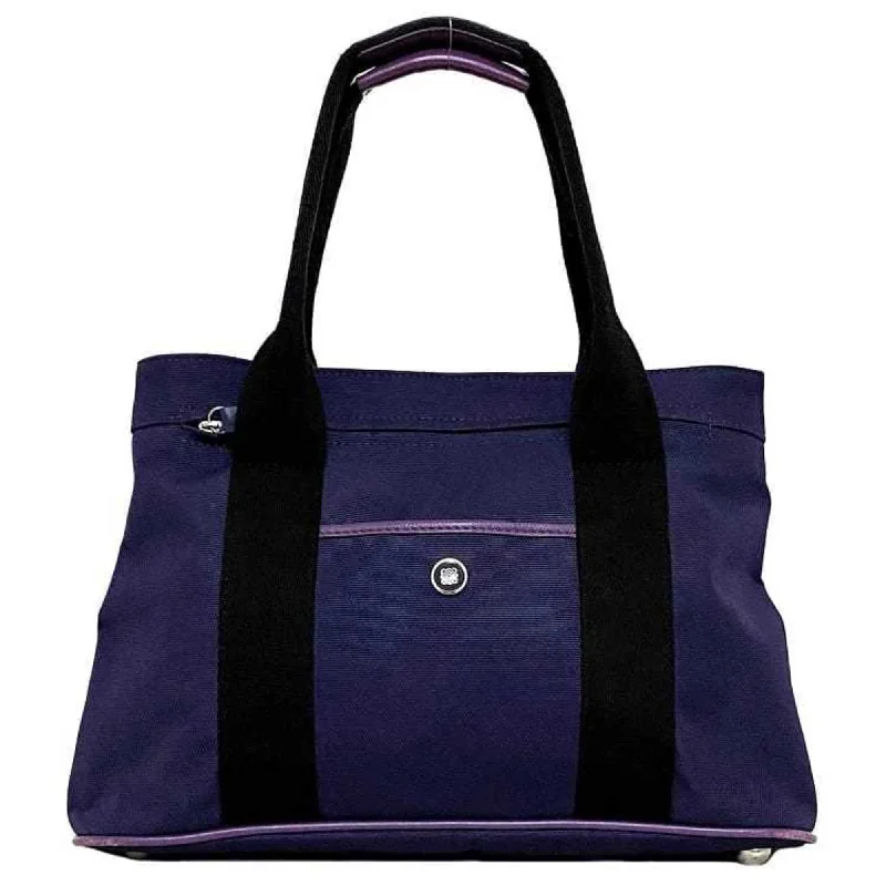 Handle bags with vibrant colors for boldness -Loewe  Canvas Leather Tote Bag (Pre-Owned)