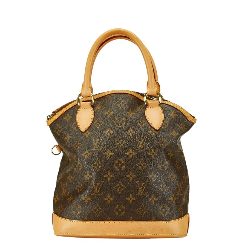 Handle bags with neutral leather for elegance -Louis Vuitton  Pvc Leather Tote Bag (Pre-Owned)