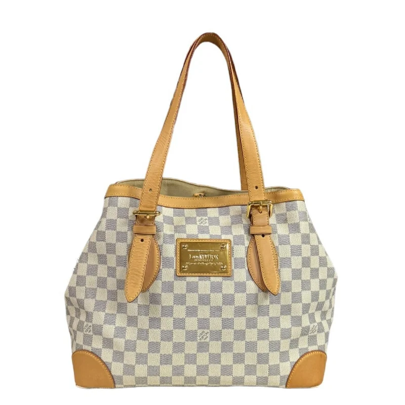 Handle bags with animal prints for flair -Louis Vuitton Damier Azur  Damier Azur Tote Bag (Pre-Owned)