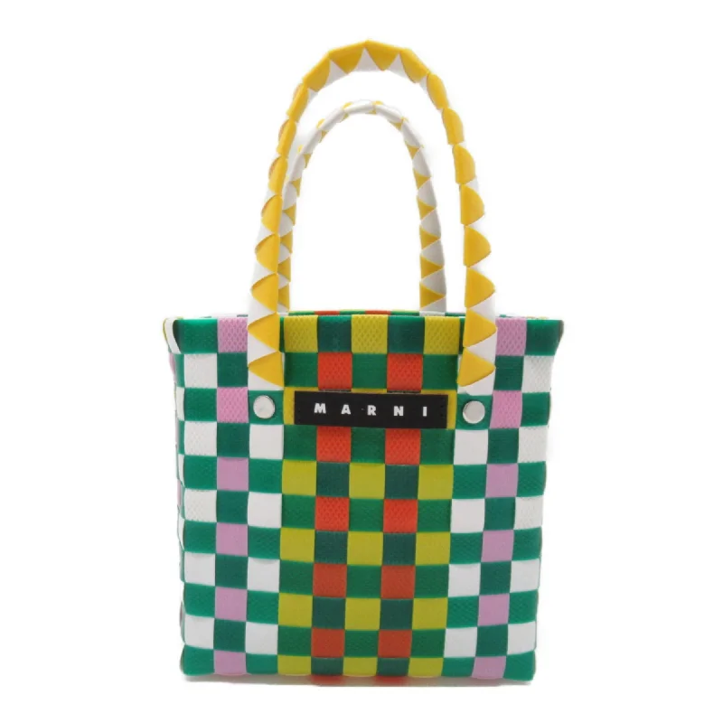 Handle bags with bright florals for cheer -Marni   Tote Bag