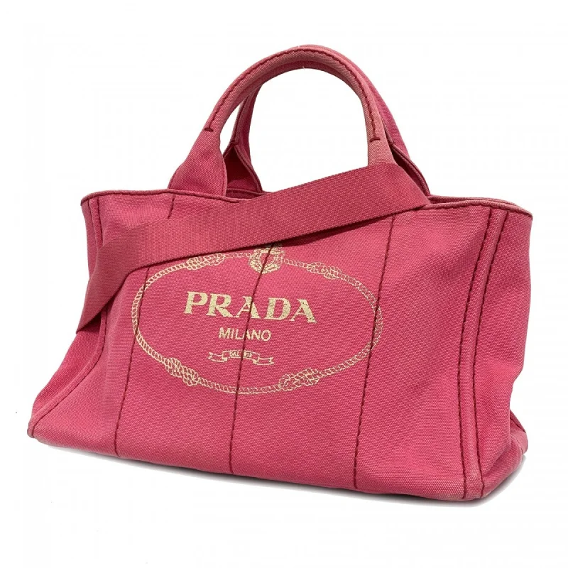 Handle bags with bright neons for visibility -Prada  Canvas Tote Bag (Pre-Owned)