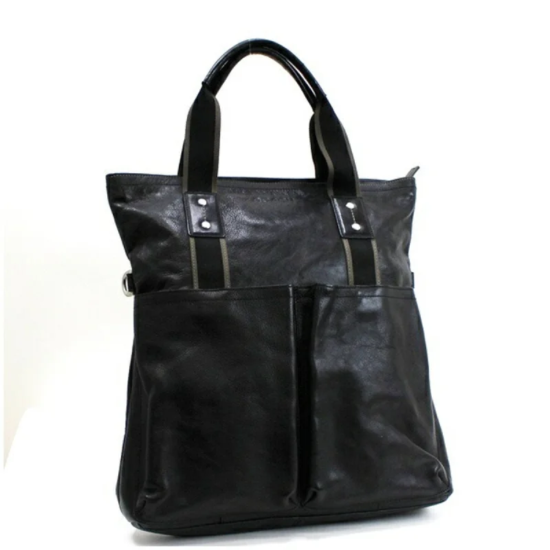 Handle bags with sleek leather for work -Coach  Leather Tote Bag (Pre-Owned)