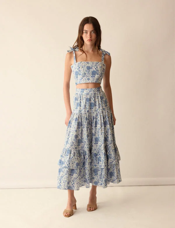 Polyester Dresses for Durable -Elsa Skirt in Blue