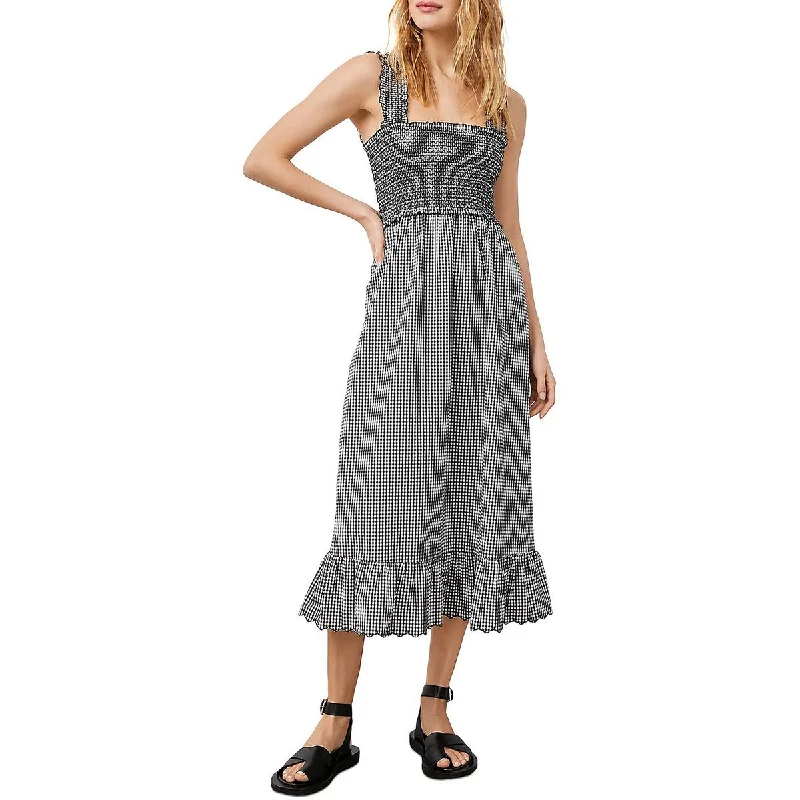 Midi Dresses for Versatile Wear -Rails Womens Rumi Gingham Midi Sundress