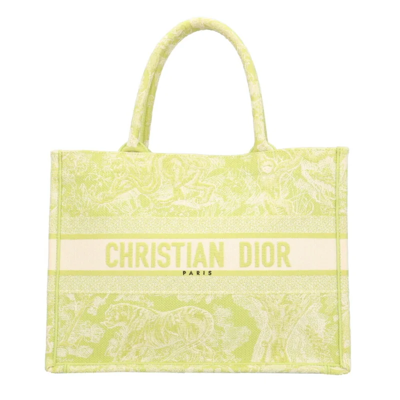 Quilted handle bags with stylish textured finish -Christian Dior   Canvas Tote Bag (Pre-Owned)