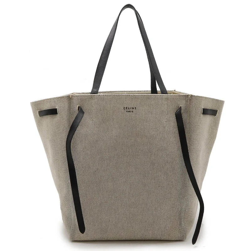 Handle bags with waterproof lining for protection -Celine Cabas   Canvas Shoulder Bag Tote Bag (Pre-Owned)