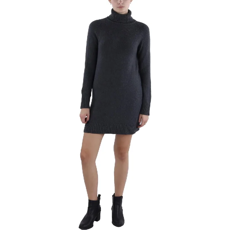 Sequined Dresses for Sparkle -tentree Womens Highline Turtleneck Sweaterdress