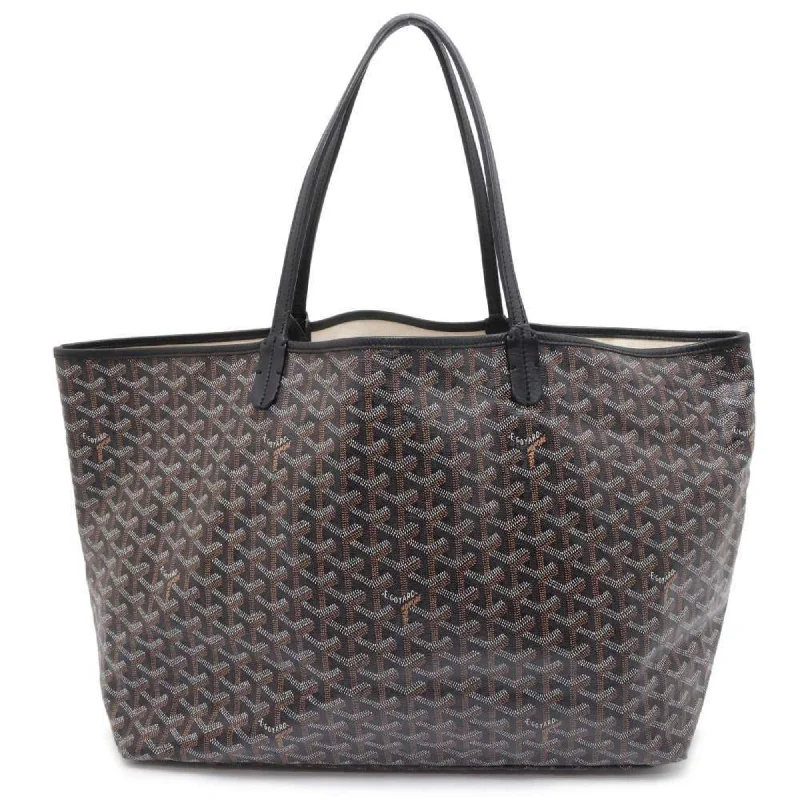 Handle bags with structured shapes for class -Goyard  Pvc Leather Pouch Tote Bag (Pre-Owned)