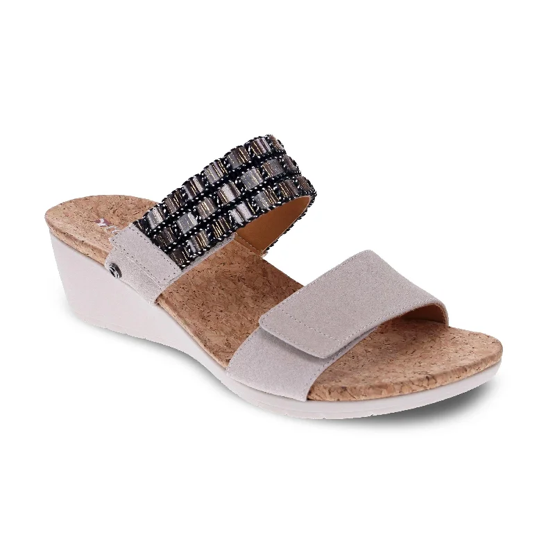 Trendy sandals for women with gladiator style and buckle details for flair-Sorrento Wedge Sandals On Sale