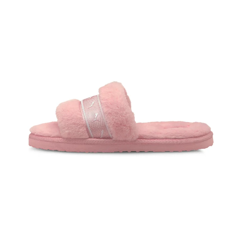 Trendy sandals for women with buckle closure and vibrant color options-PUMA Girls' Fluff Remix Sandals Big Kids