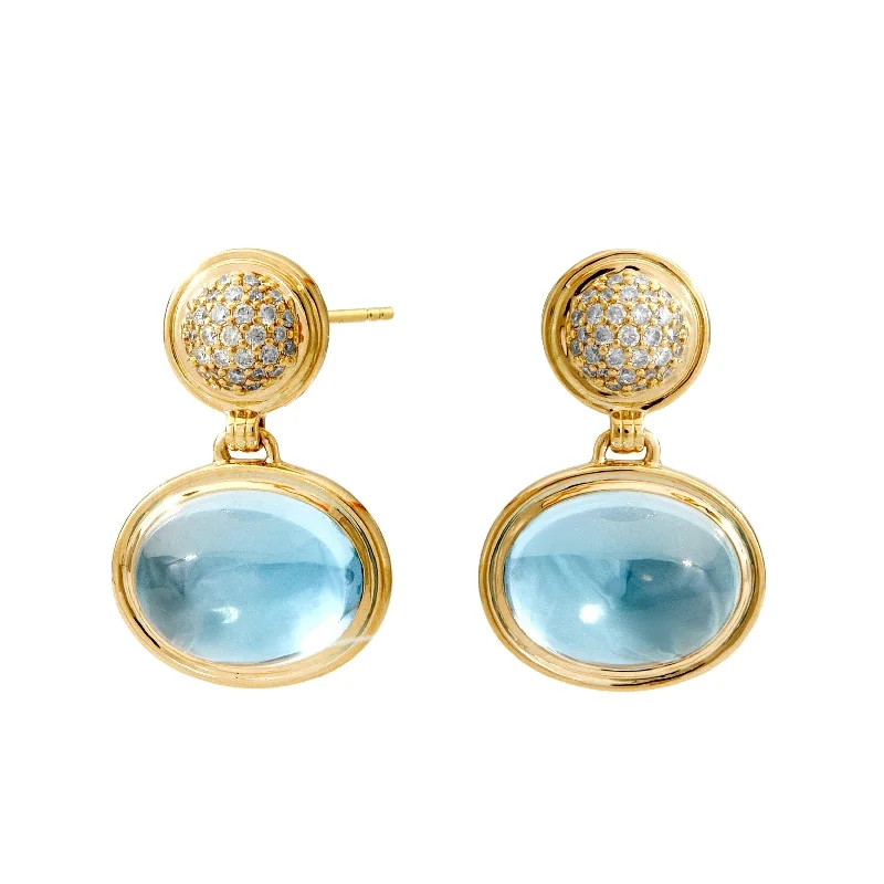 Hoop earrings with satin finishes for a smooth and elegant appearance-Cabochon Earrings