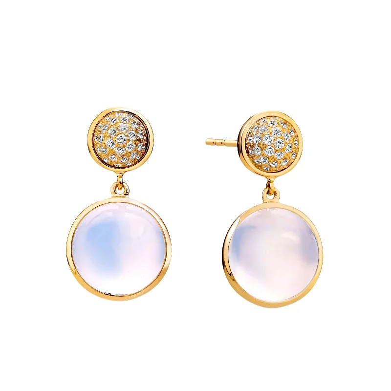 Best hoop earrings with smooth ceramic finishes for a polished, clean style-Cabochon Earrings