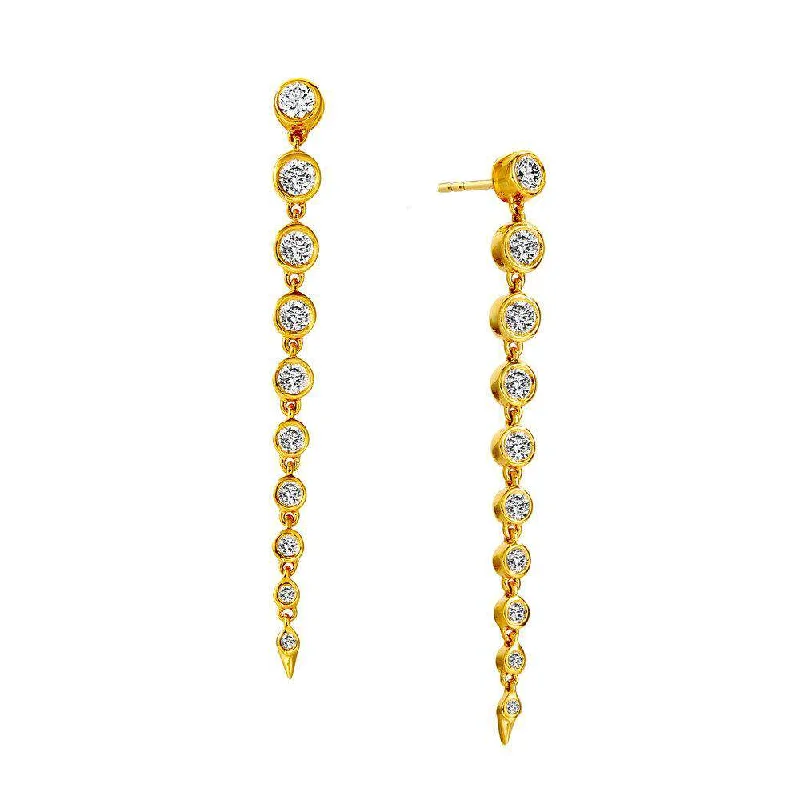 Medium hoop earrings for an everyday look with the perfect balance of style-Diamond Earrings