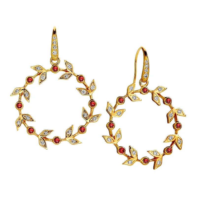 Best hoop earrings with cubic zirconia for a budget-friendly, dazzling look-Twine Earrings