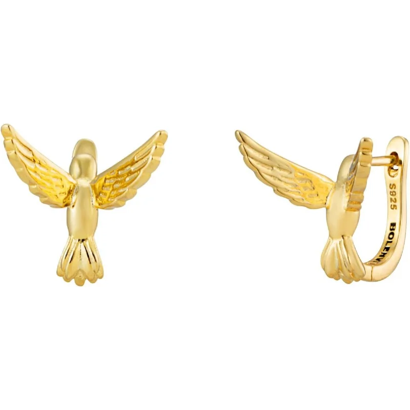 Best hoop earrings with vintage-style detailing for a nostalgic and timeless look-Hummingbird Hoop Earrings