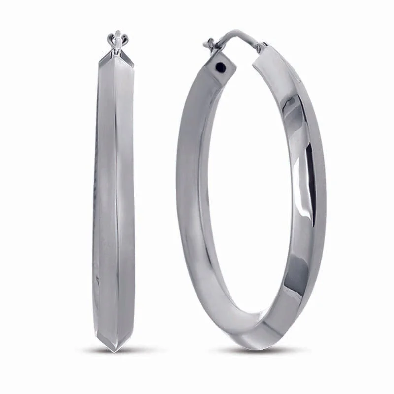 Best hoop earrings with sterling silver for an affordable and chic design-STERLING SILVER HOOP EARRINGS