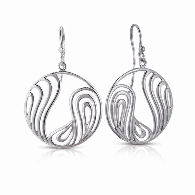 Best hoop earrings with infinity designs for a timeless and meaningful symbol-STERLING SILVER DANGLE EARRINGS