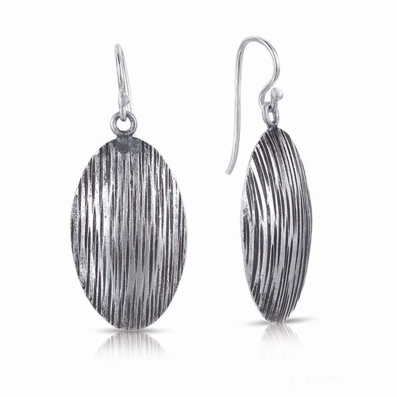 Best hoop earrings with smooth ceramic finishes for a polished, clean style-STERLING SILVER DANGLE EARRINGS