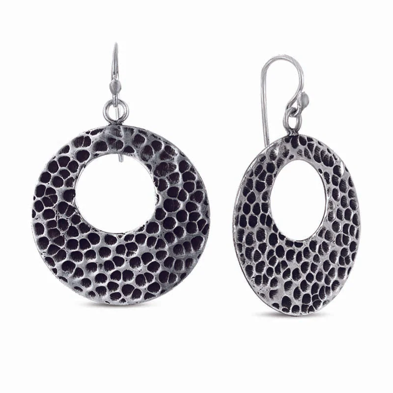 Hoop earrings with satin finishes for a smooth and elegant appearance-STERLING SILVER DANGLE EARRINGS