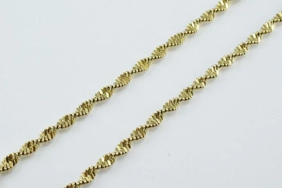 Necklaces and pendants with star-shaped designs for a whimsical, celestial touch-Antique gold filled chain 21.25" inch gold-filled for gold filled jewelry making item#789222022754