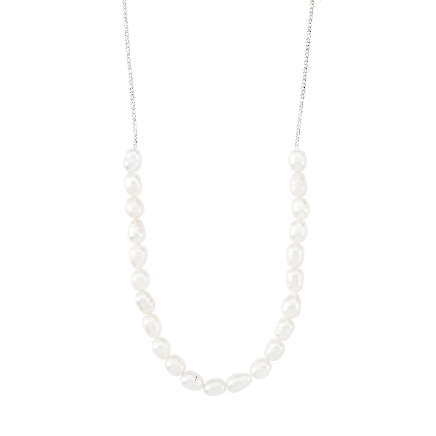 Simple necklaces and pendants with tiny charms for a delicate and casual vibe-Berthe Silver Plated Pearl Necklace