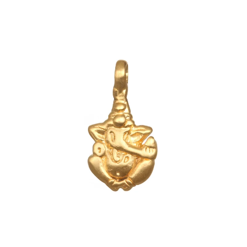 Unique necklaces and pendants with artistic shapes for a creative, one-of-a-kind design-God Ganesha Charm