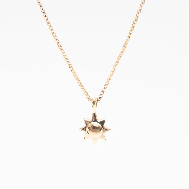 Best necklaces and pendants with crystal accents for a sparkling and elegant style-Gold Vermeil Little Sun Necklace