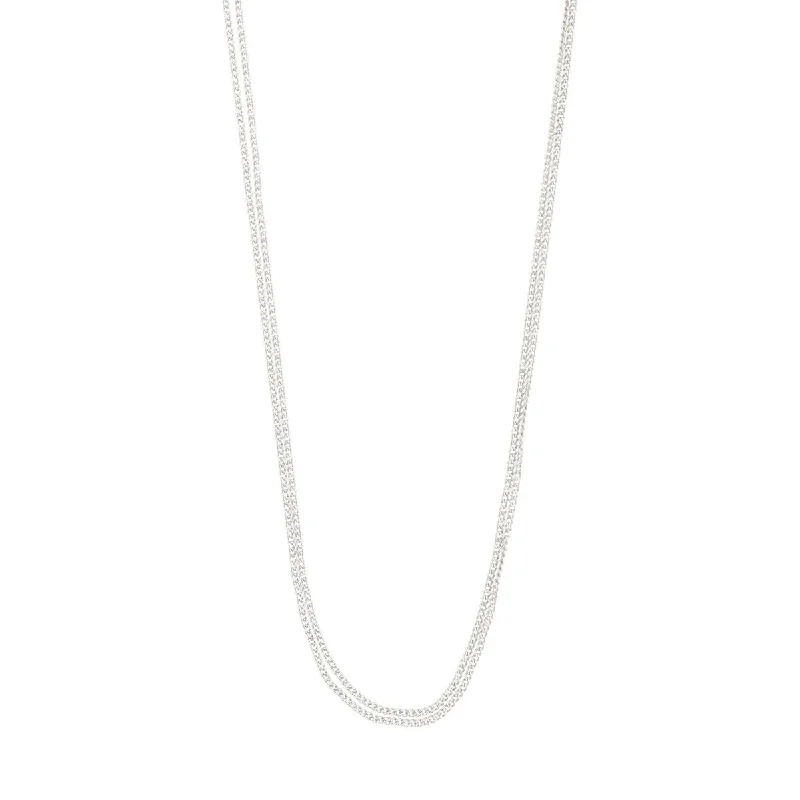 Stylish necklaces and pendants with diamonds for a glamorous and elegant look-Jojo Silver Plated Necklace